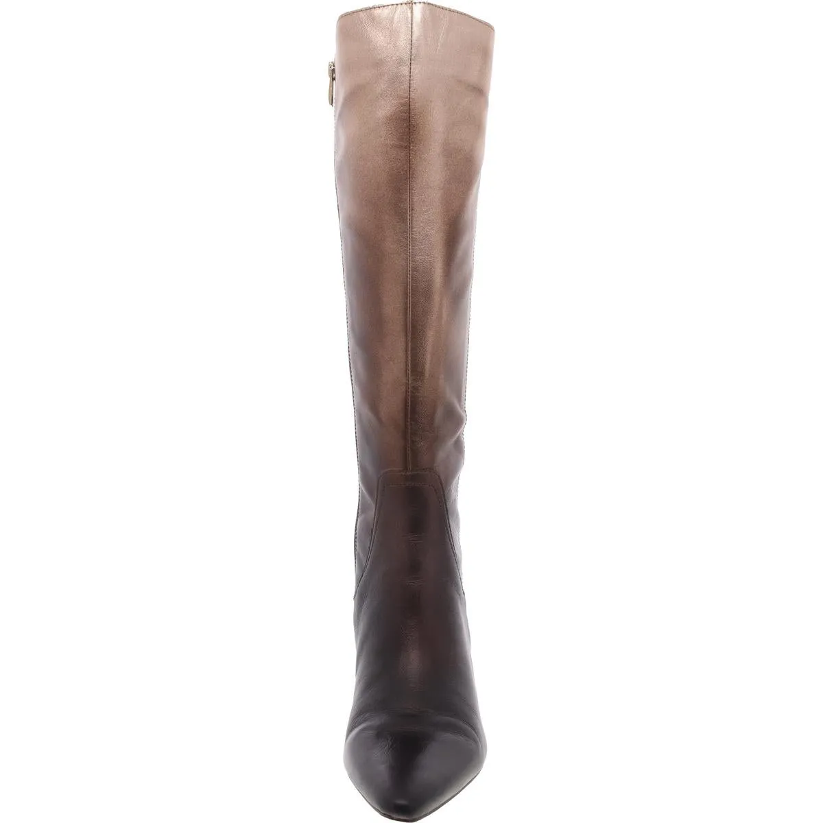 Deesha Ombre Womens Zipper Leather Knee-High Boots
