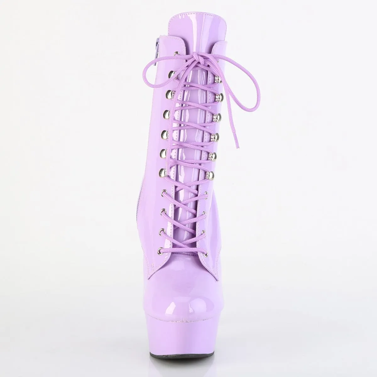 DELIGHT-1020 Platform Shoes Lavender Patent Lavender