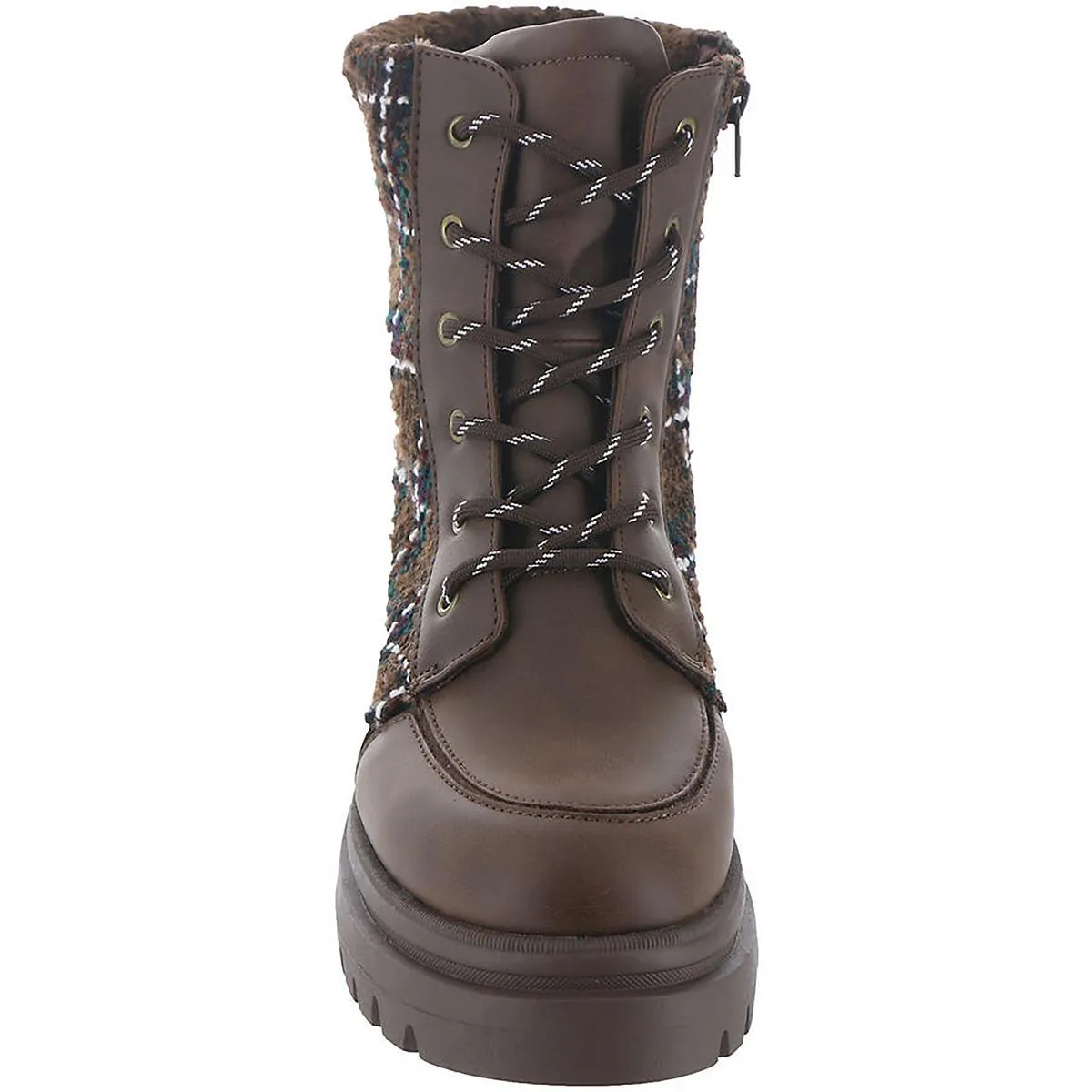 Desmond Womens Padded Insole Faux Leather Ankle Boots