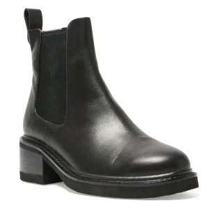 Detroit Boot in Black Leather