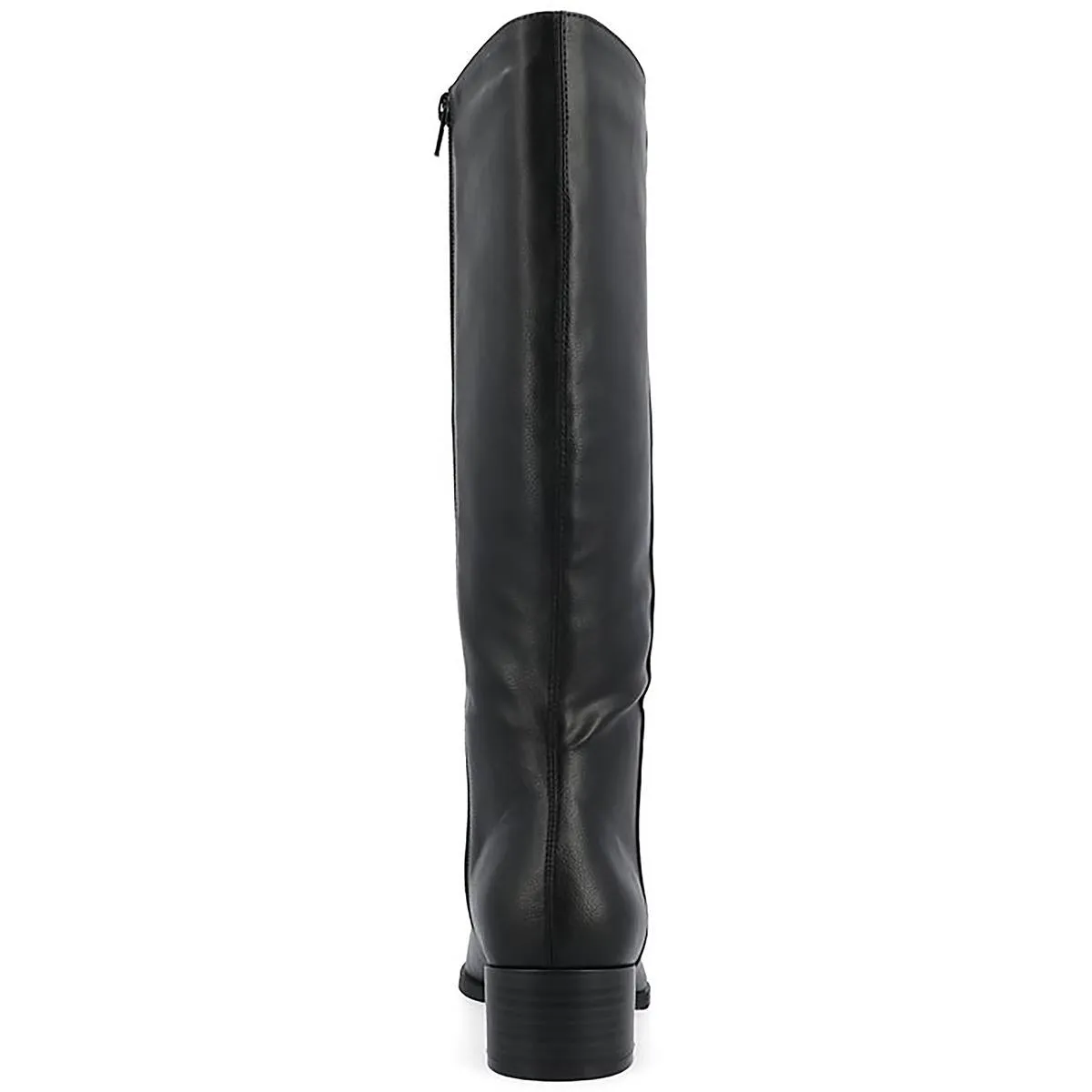 DEVRI Womens Faux Leather Square toe Knee-High Boots