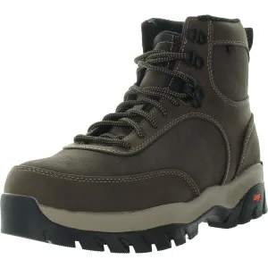 Diablo Hi Mens Faux Leather Lace Up Ankle Boots