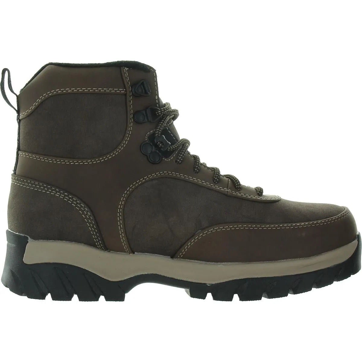 Diablo Hi Mens Faux Leather Lace Up Ankle Boots