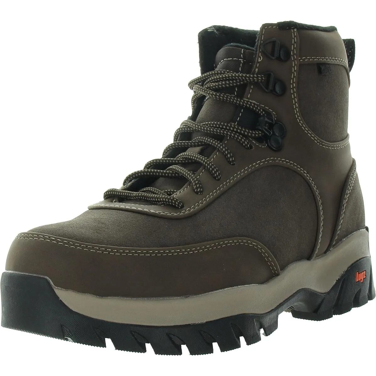 Diablo Hi Mens Faux Leather Lace Up Ankle Boots