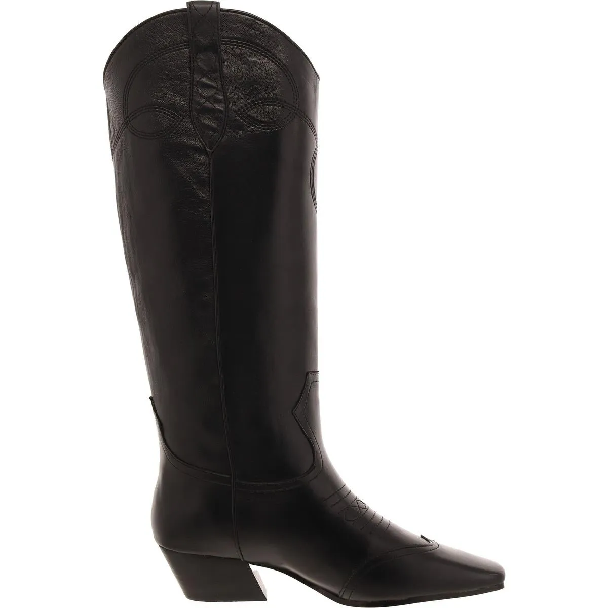 Dollie Womens Leather Tall Cowboy, Western Boots