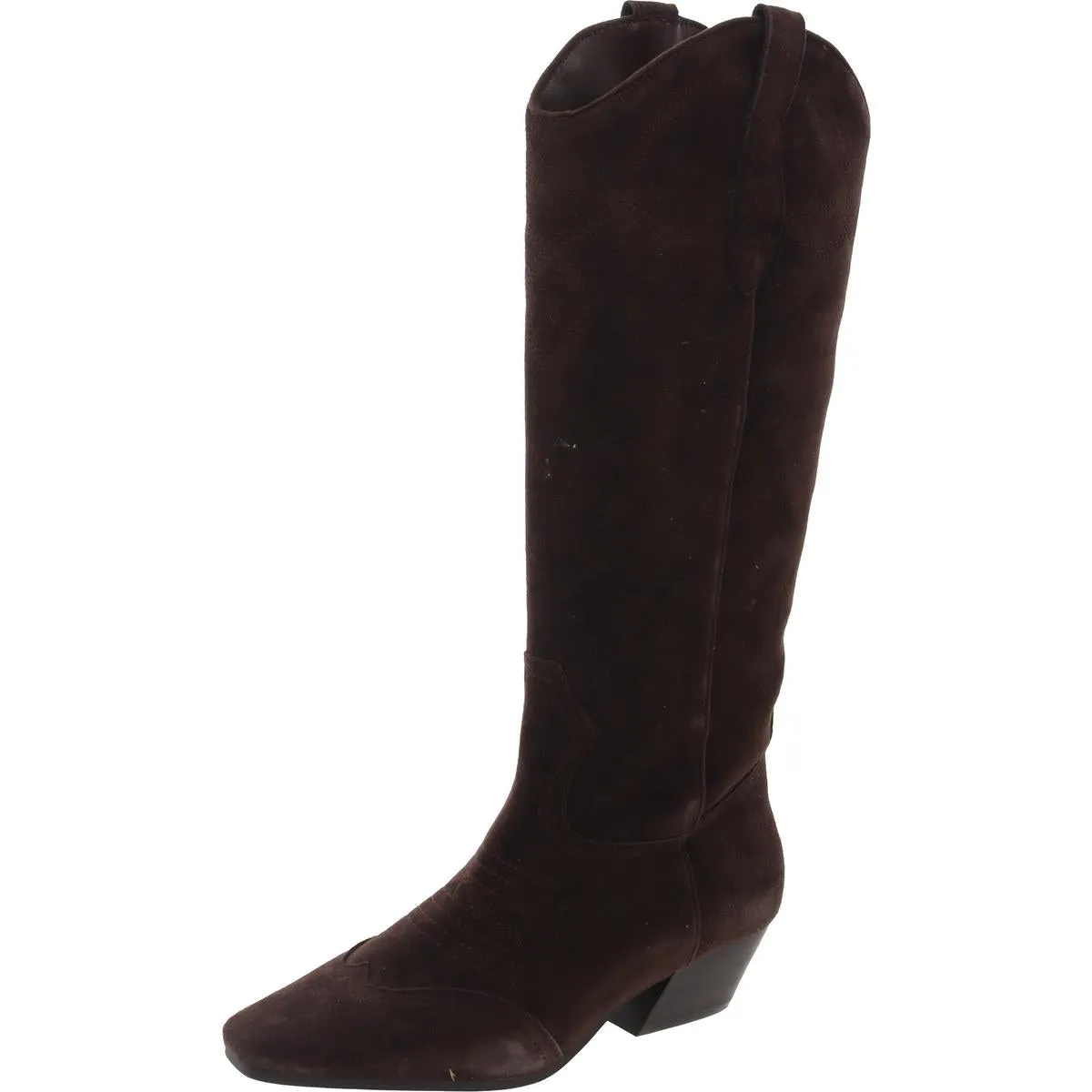 Dollie Womens Leather Tall Cowboy, Western Boots