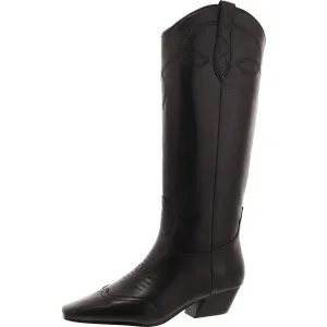 Dollie Womens Leather Tall Cowboy, Western Boots