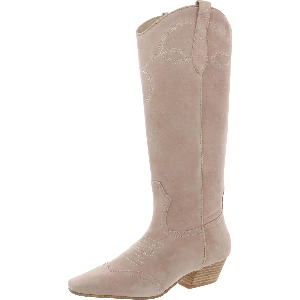 Dollie Womens Leather Tall Cowboy, Western Boots