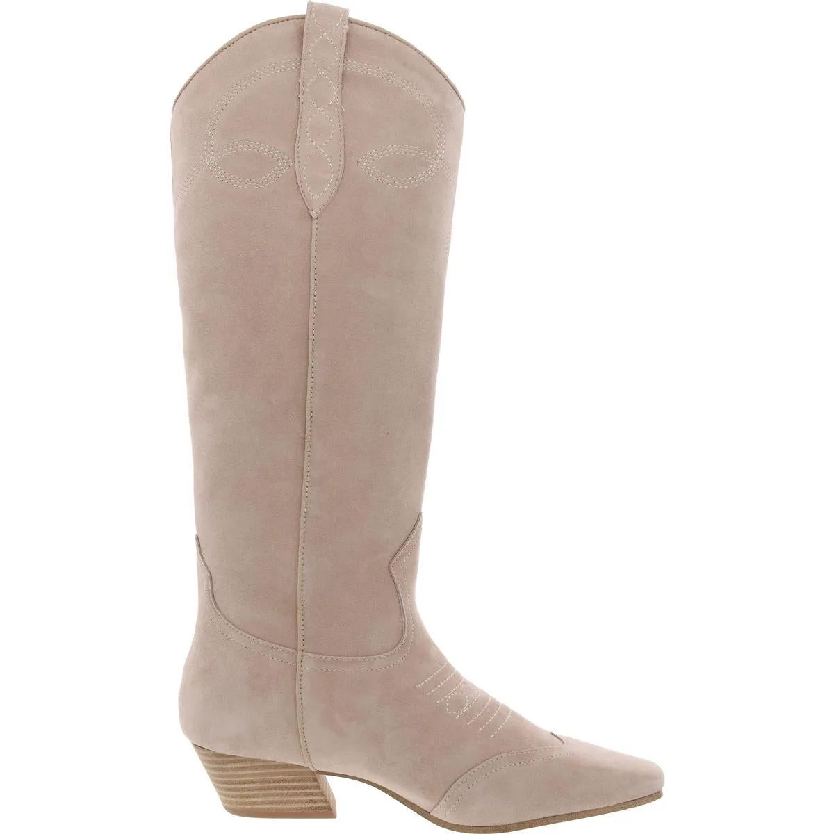 Dollie Womens Leather Tall Cowboy, Western Boots