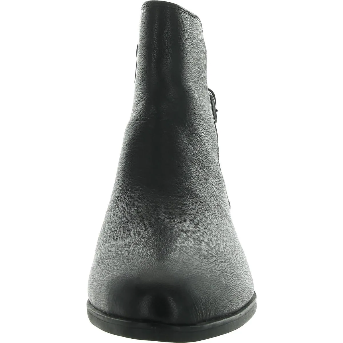 Dora Womens Leather Embellished Ankle Boots