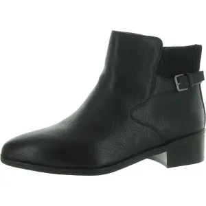 Dora Womens Leather Embellished Ankle Boots