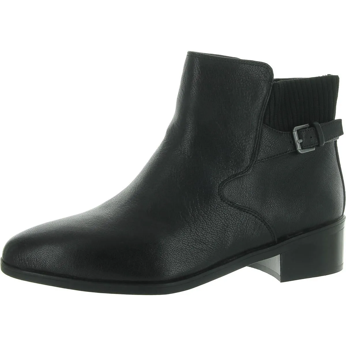 Dora Womens Leather Embellished Ankle Boots
