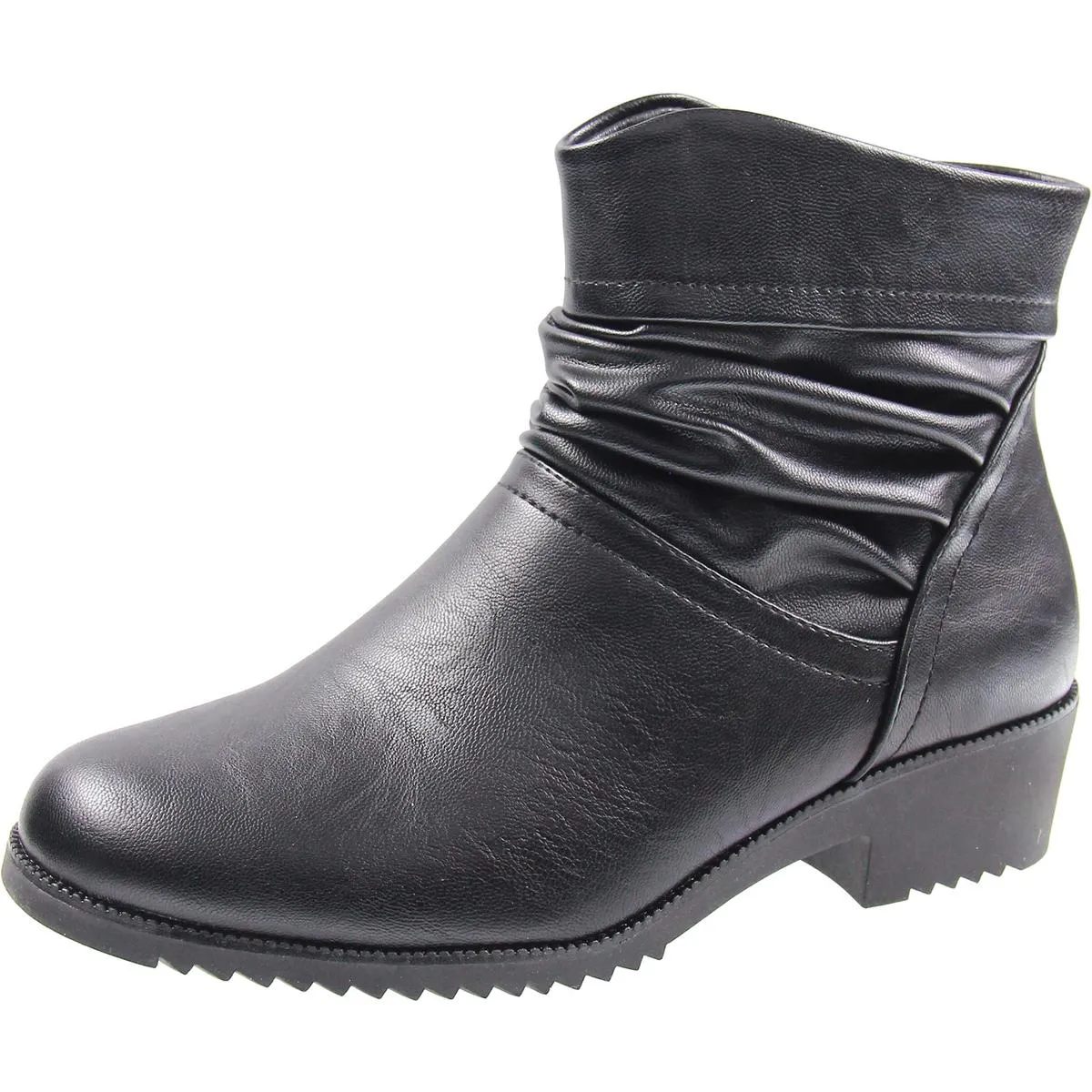 Durbon Womens Leather Ankle Boots