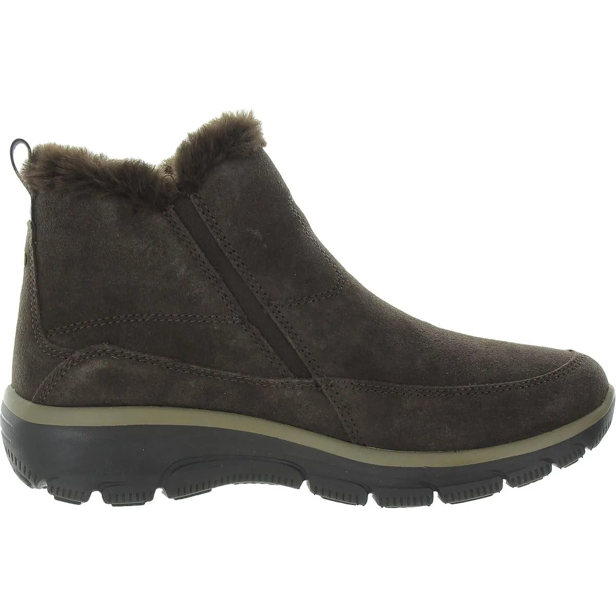 Easy Going-Cool Zip Womens Zipper Suede Winter & Snow Boots