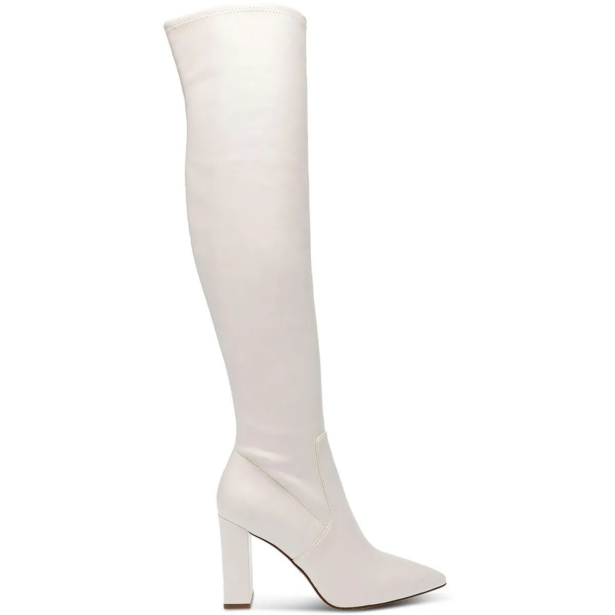 EILEENE Womens Faux Leather Pointed Toe Knee-High Boots
