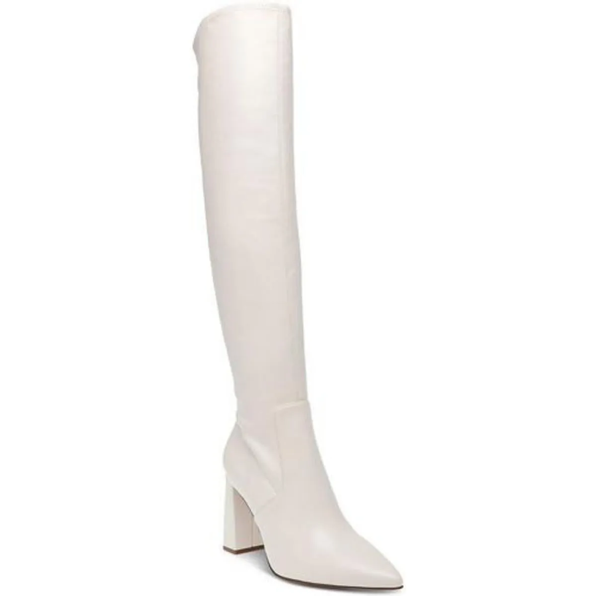 EILEENE Womens Faux Leather Pointed Toe Knee-High Boots