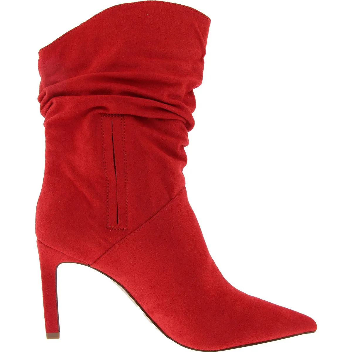 Elisti Womens Pull On Stiletto Mid-Calf Boots