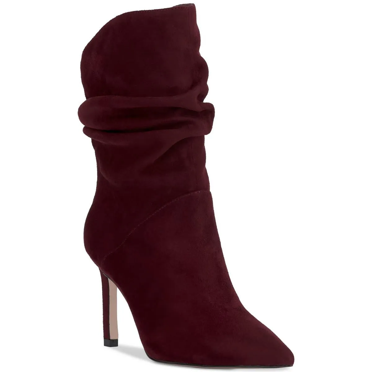 Elisti Womens Pull On Stiletto Mid-Calf Boots