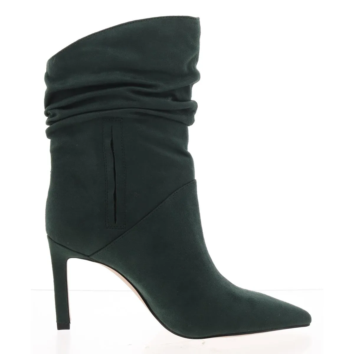 Elisti Womens Pull On Stiletto Mid-Calf Boots