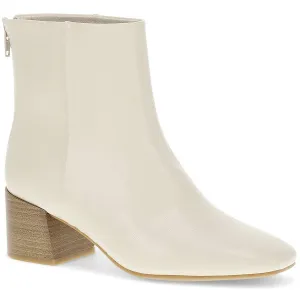 EMILIE Womens Block Heel Manmade Ankle Boots