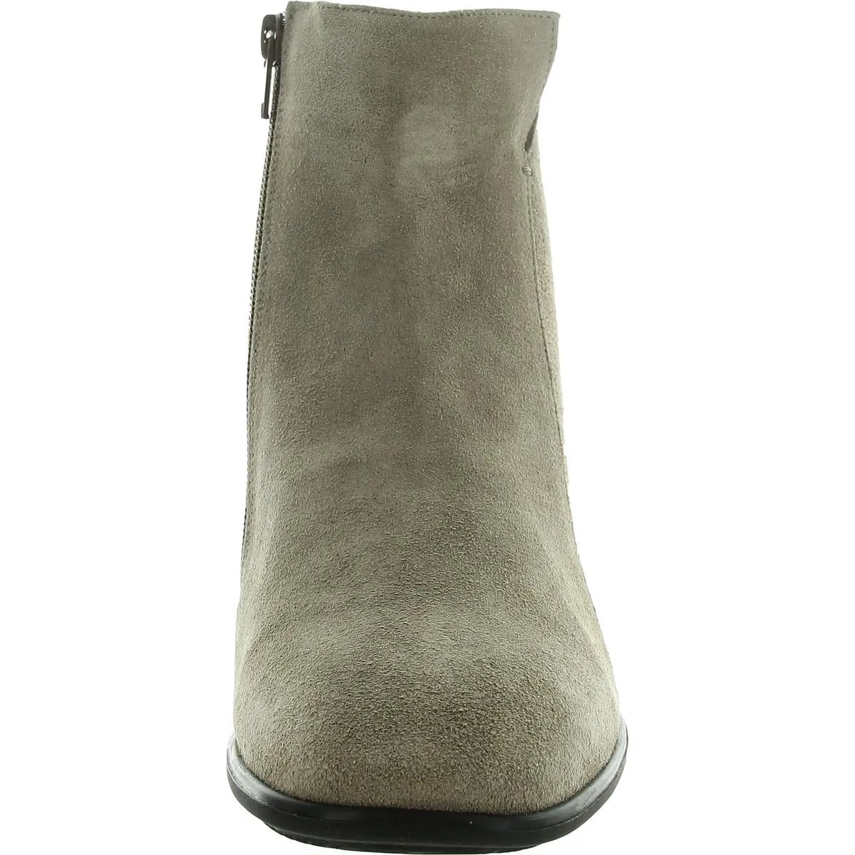 Ethic Womens Zipper Suede Ankle Boots