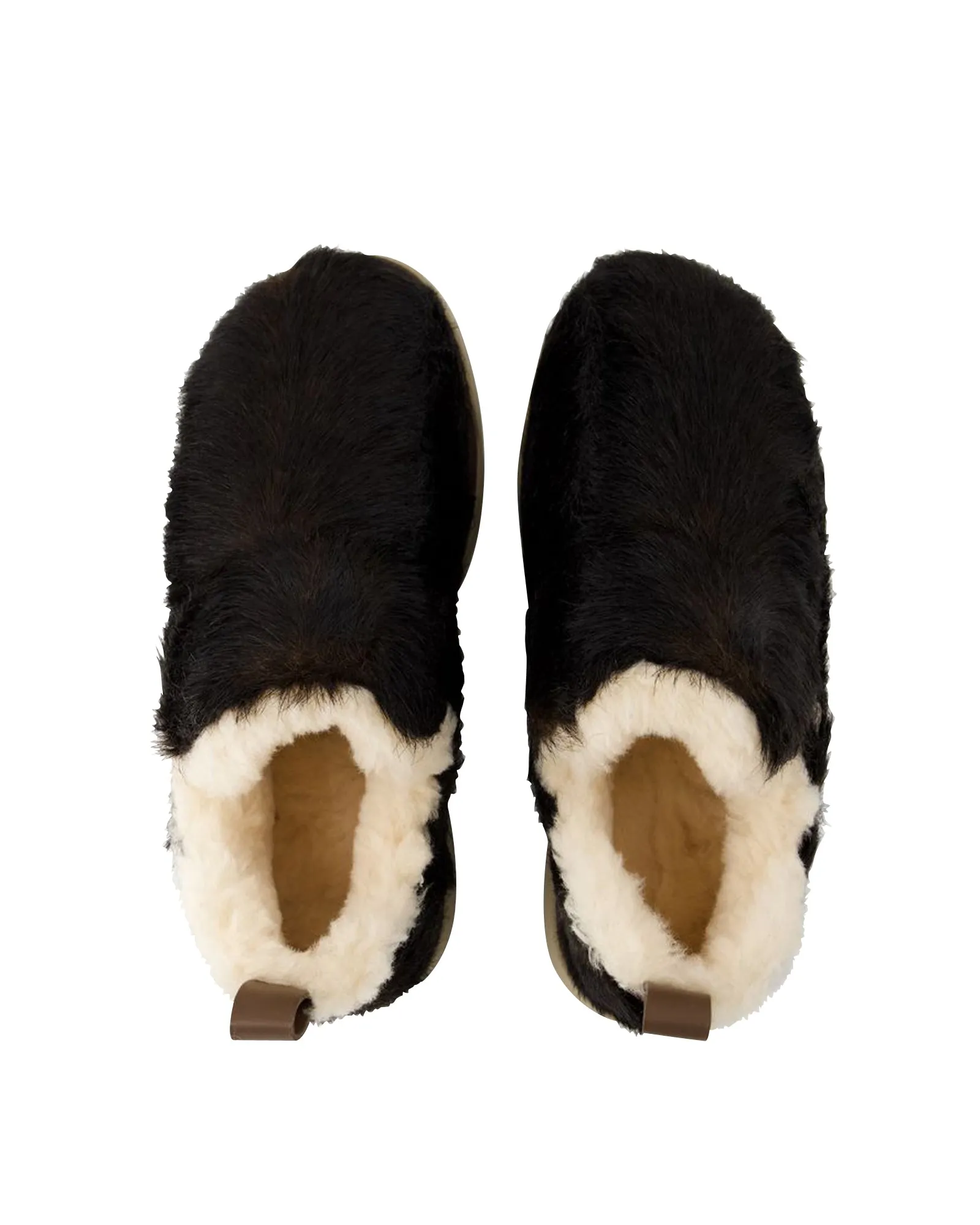 Faux Fur Malibu Ankle Boots - Amiri - Leather - Brown