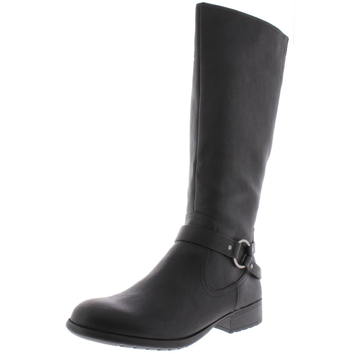 Felicity Womens Faux Leather Knee-High Boots