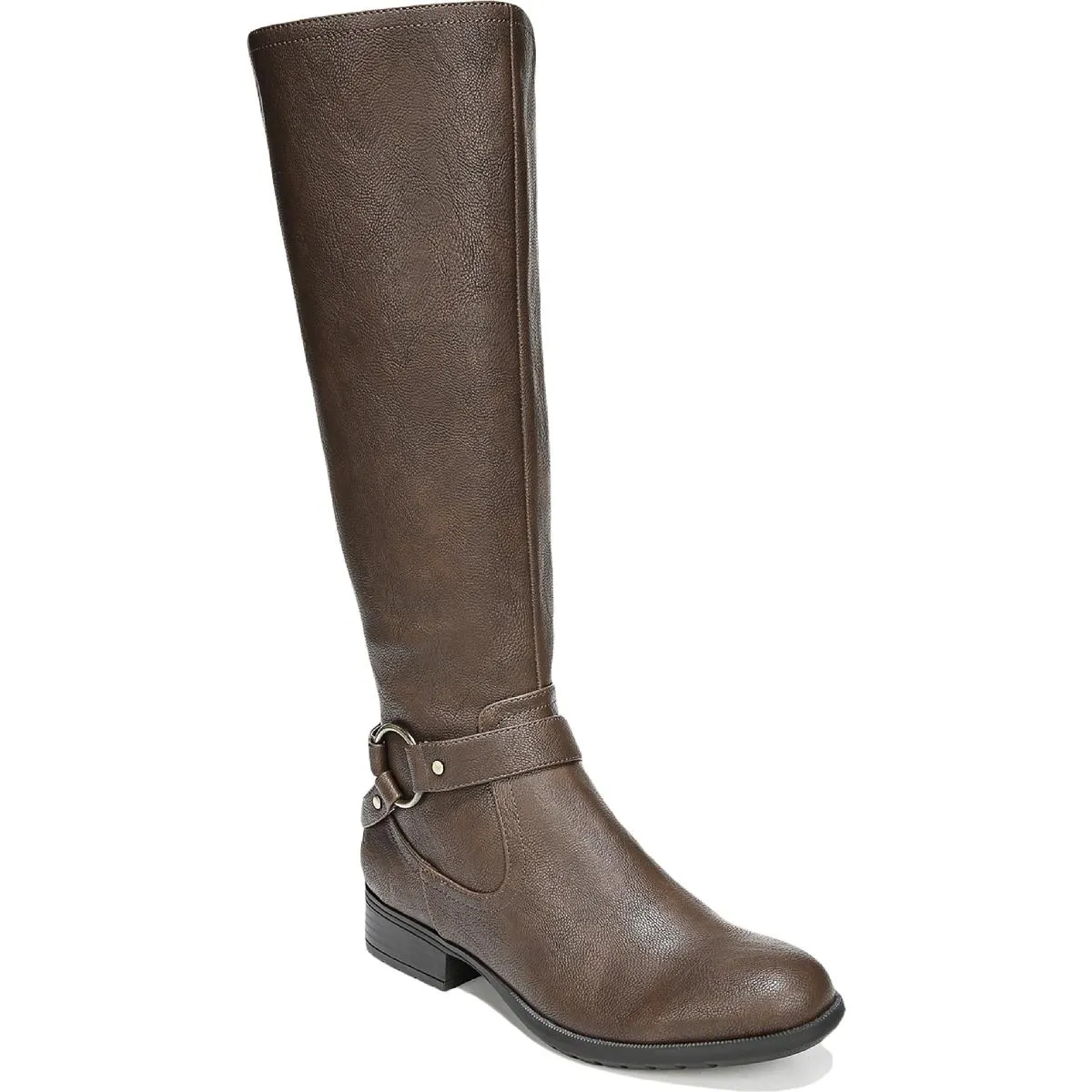Felicity Womens Faux Leather Knee-High Boots