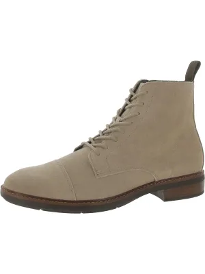 ferko Mens Suede Combat & Lace-Up Boots