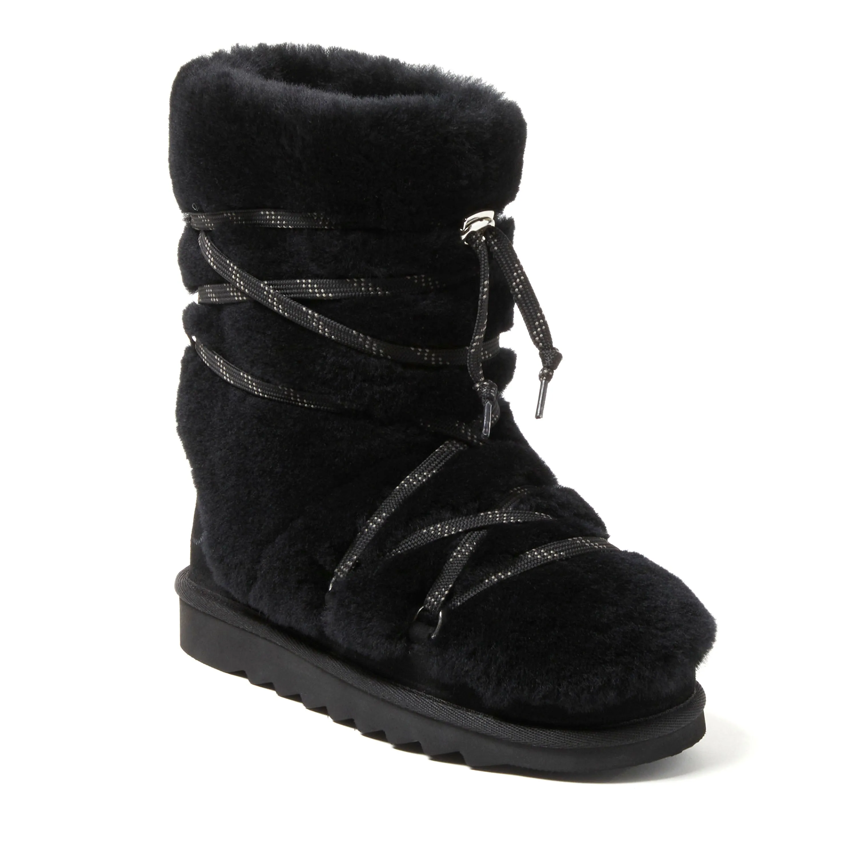 Fireside by Dearfoams Women's Kalamunda Genuine Shearling Bootie