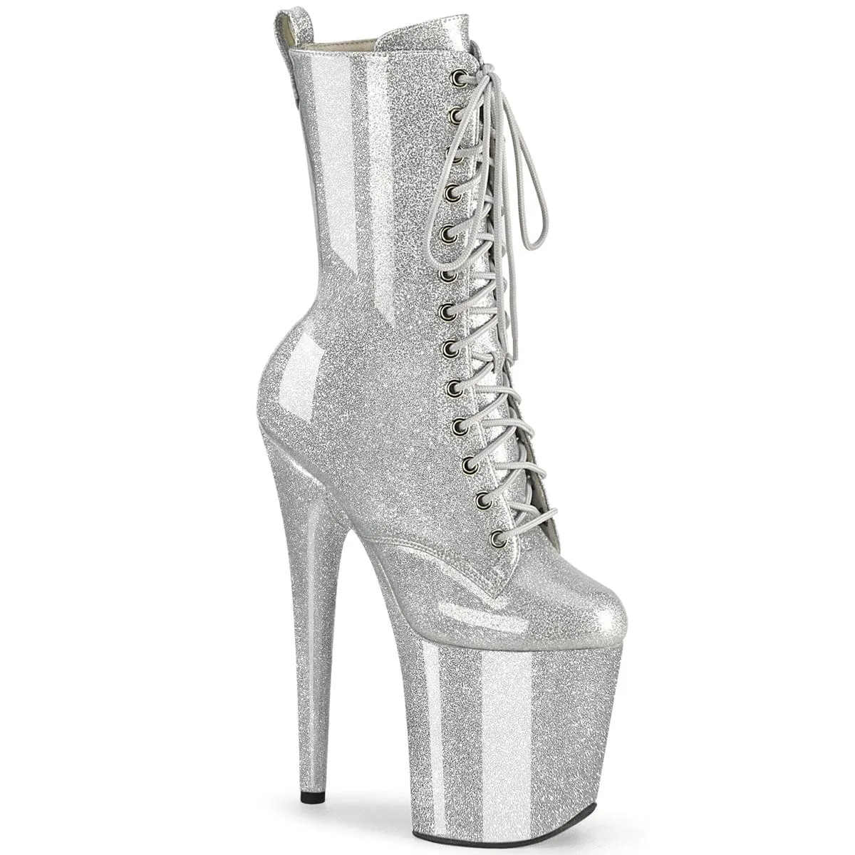 FLAMINGO-1040GP Silver Glitter Patent/M