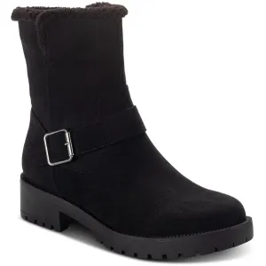 Fluerr Womens Zipper Manmade Booties