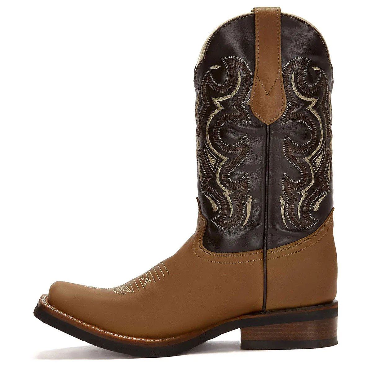 Forastero Men Leather Boots Western Cowboy