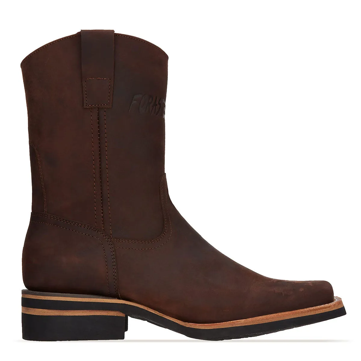 Forastero Western Men Suede Leather Boots