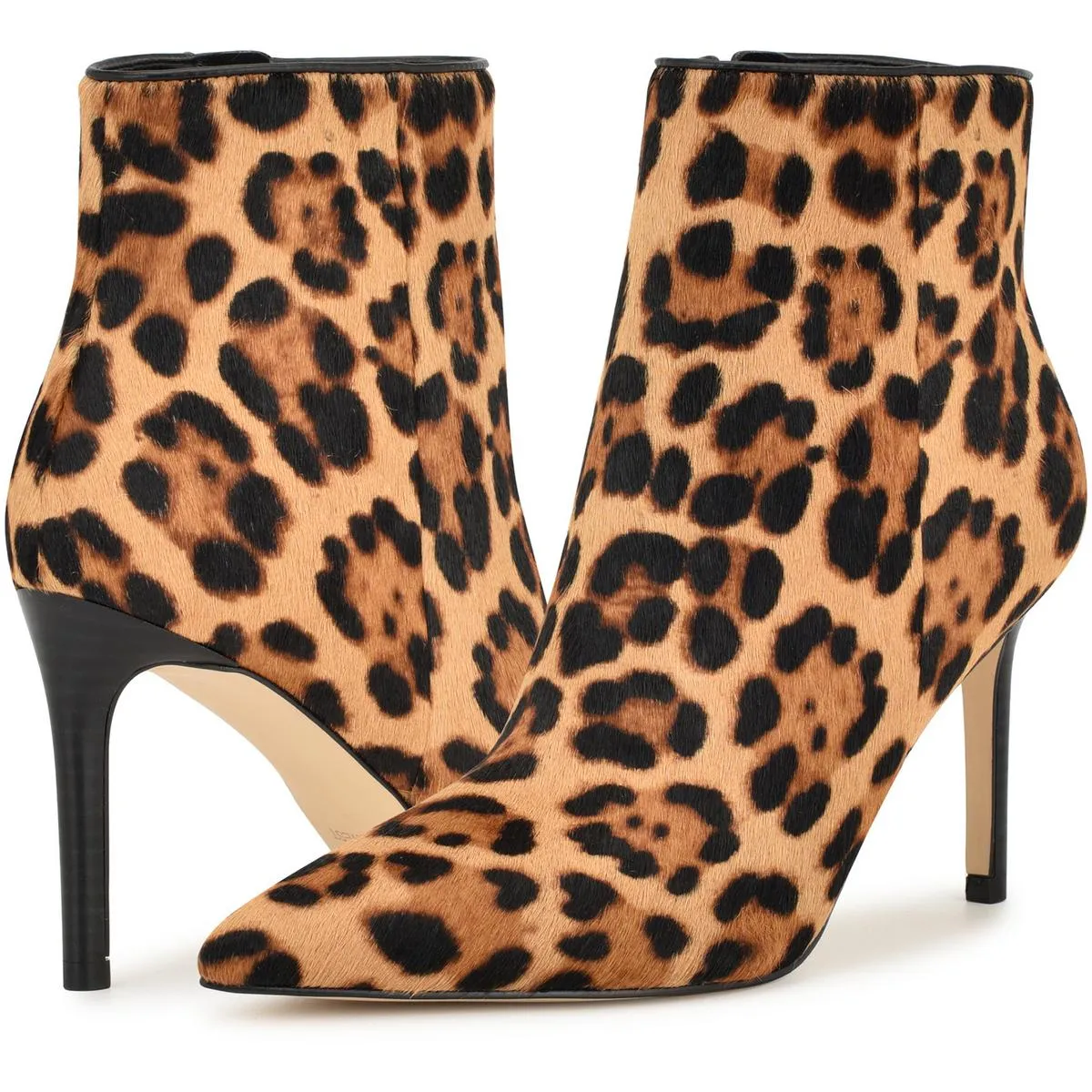 Gabria 5 Womens Calf Hair Pointed Toe Ankle Boots