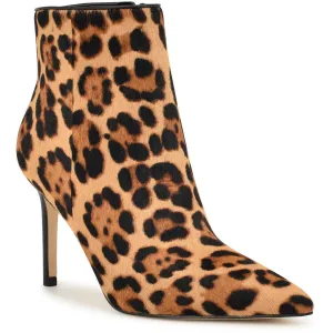 Gabria 5 Womens Calf Hair Pointed Toe Ankle Boots