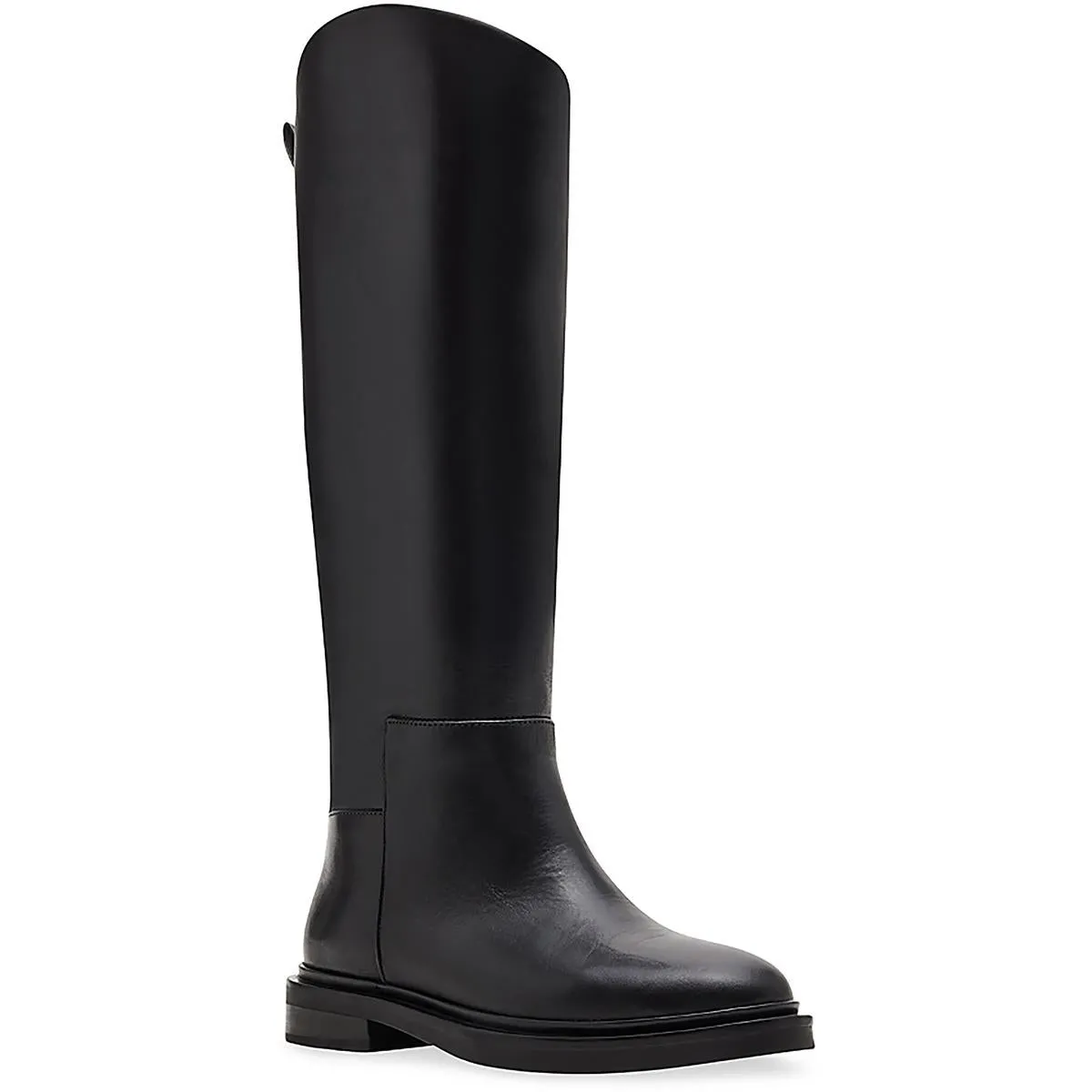 GAIGE Womens Two Tone Leather Mid-Calf Boots