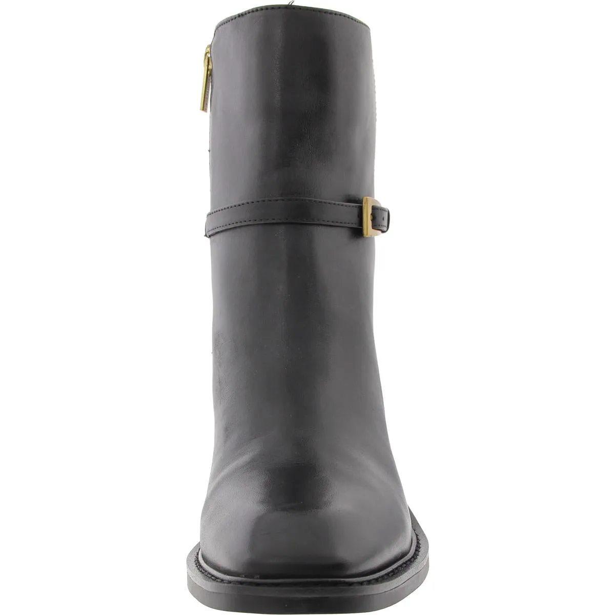 Gali Womens Buckle Leather Booties