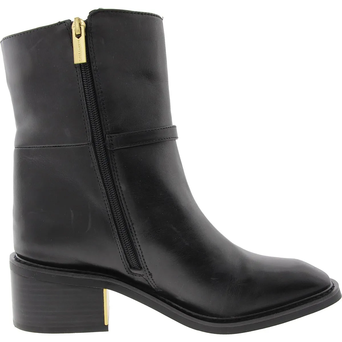 Gali Womens Buckle Leather Booties