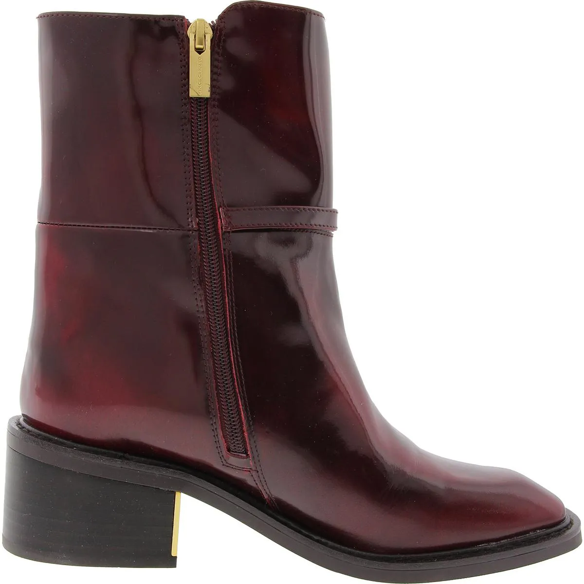 Gali Womens Buckle Leather Booties