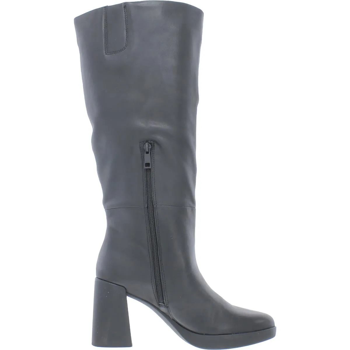 Genn-Align Womens Leather Wide Calf Knee-High Boots