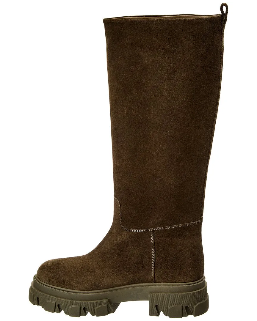 Gia Borghini Perni 07 Suede Knee-High Boot