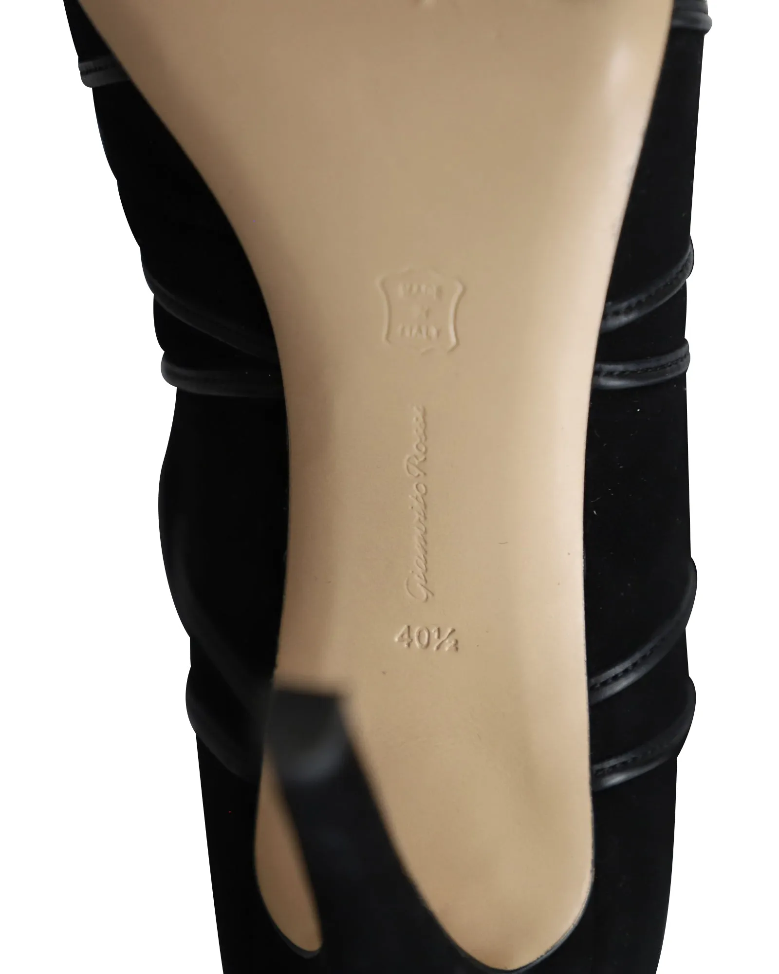 Gianvito Rossi Aspen Lace-up Ankle Booties in Black Suede