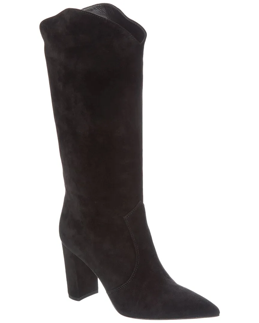 Gianvito Rossi Navarre 45 Suede Knee-High Boot