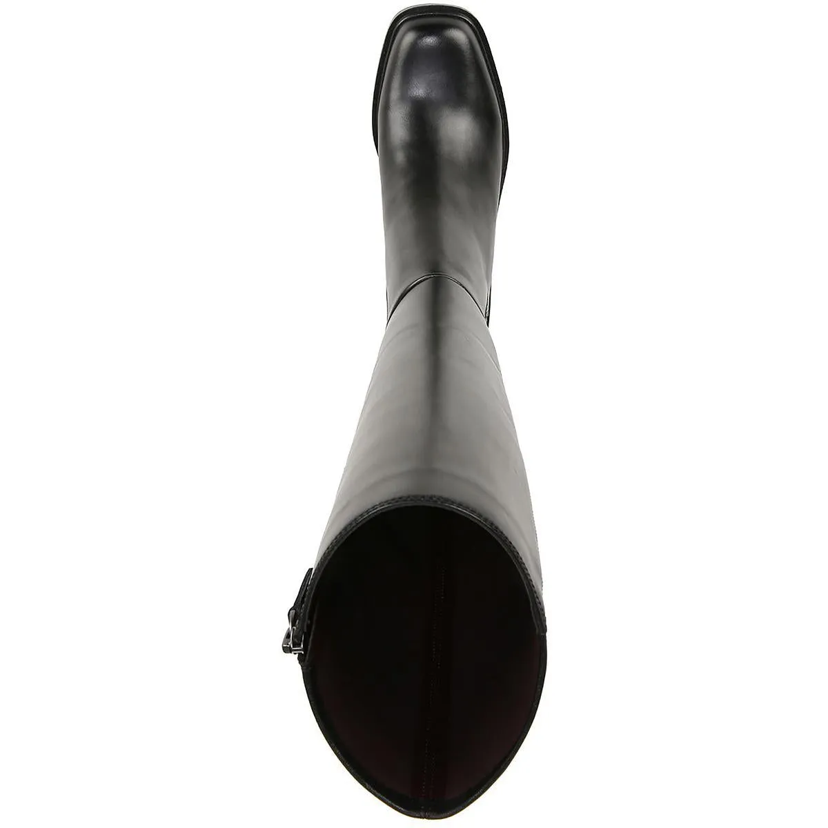 Giselle Womens Leather Wide Calf Knee-High Boots