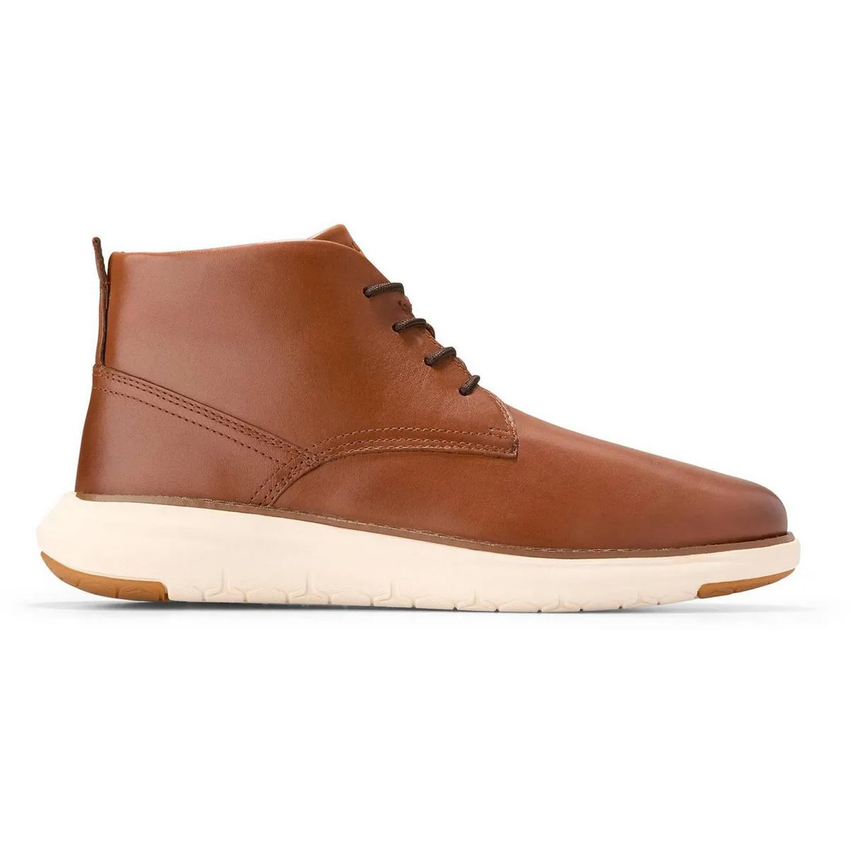Grand Remix Mens Lace-Up Faux Leather Chukka Boots
