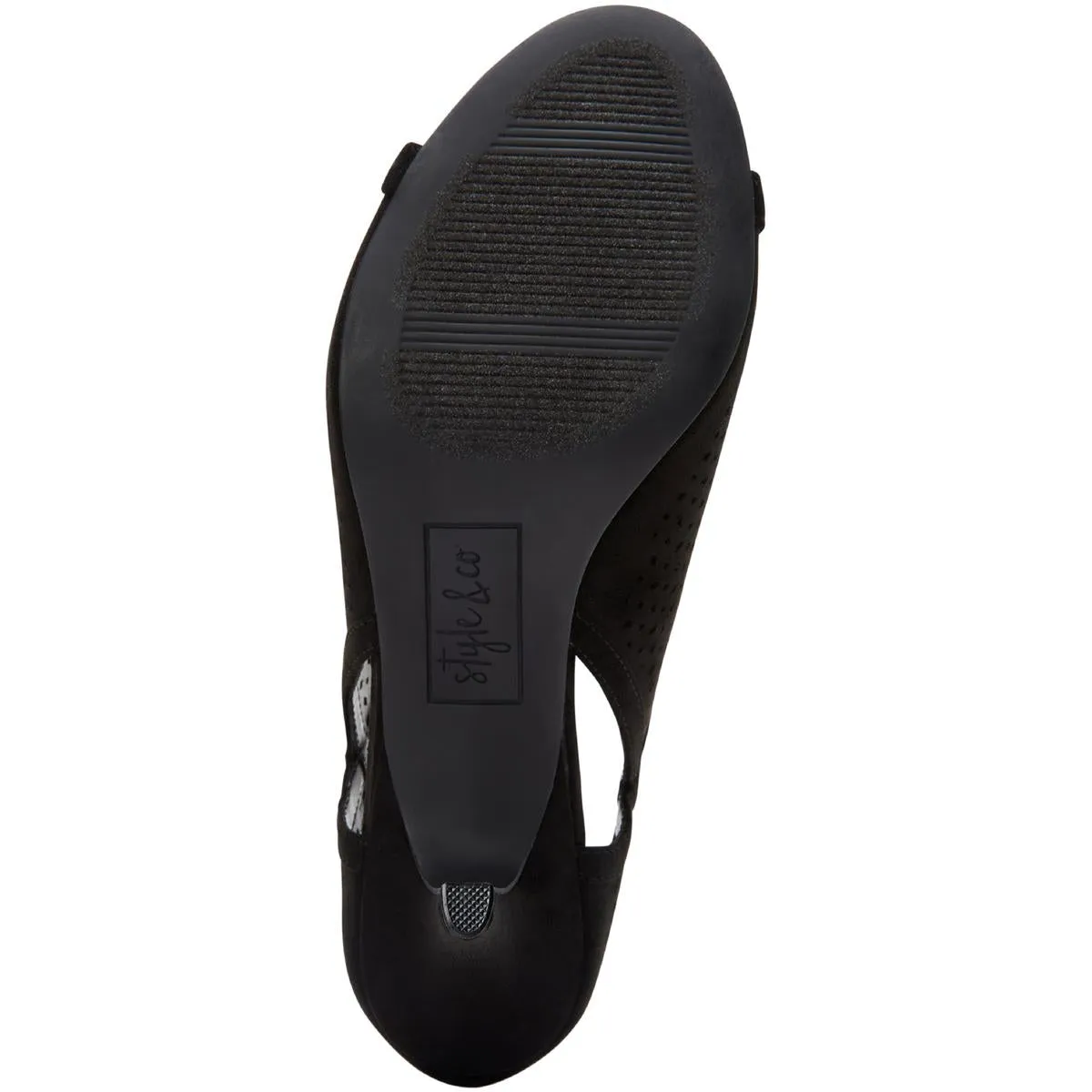 Hannon Womens Peep Toe Perforated Shooties