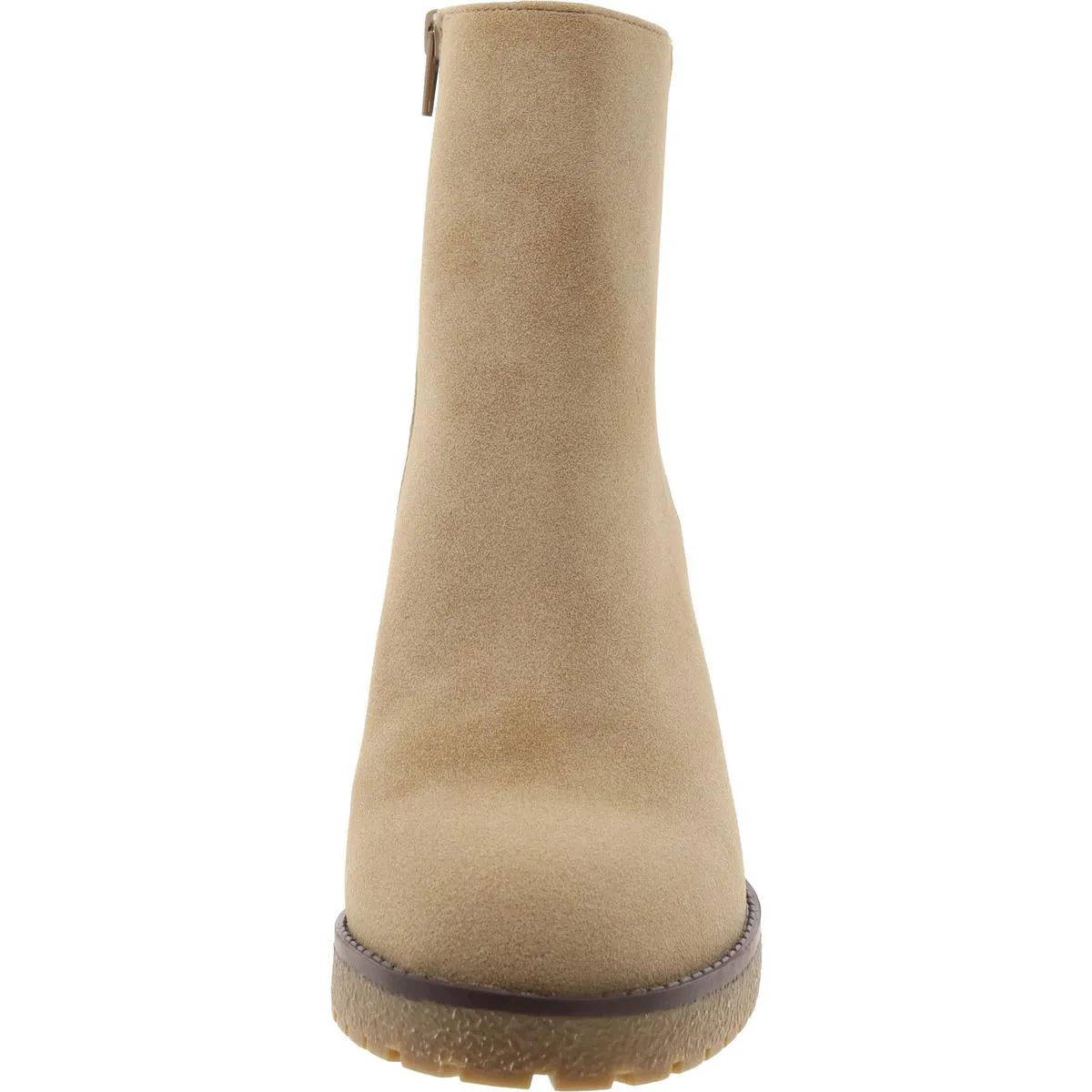Harlow Womens Faux Suede Stretch Booties