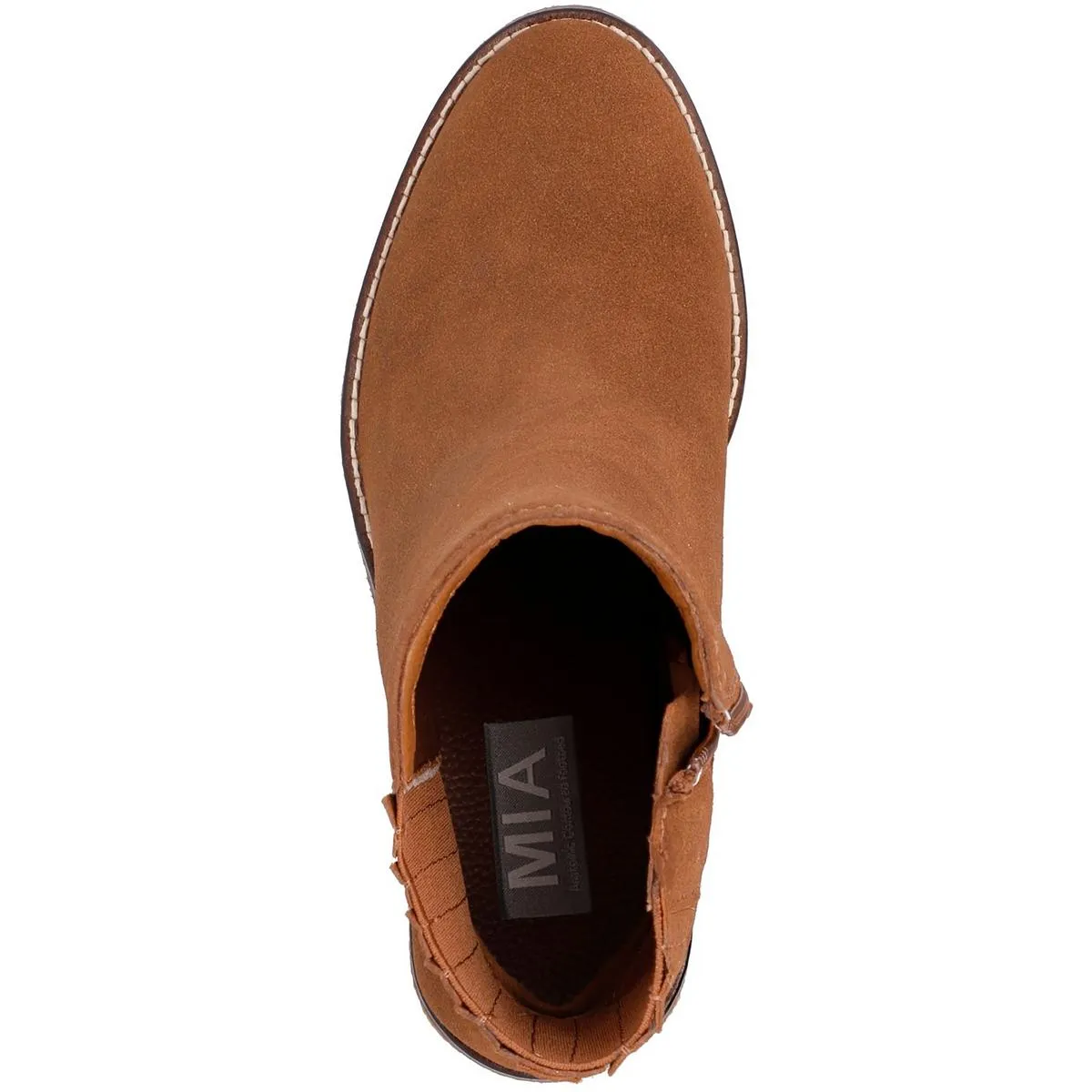 Harlow Womens Faux Suede Stretch Booties