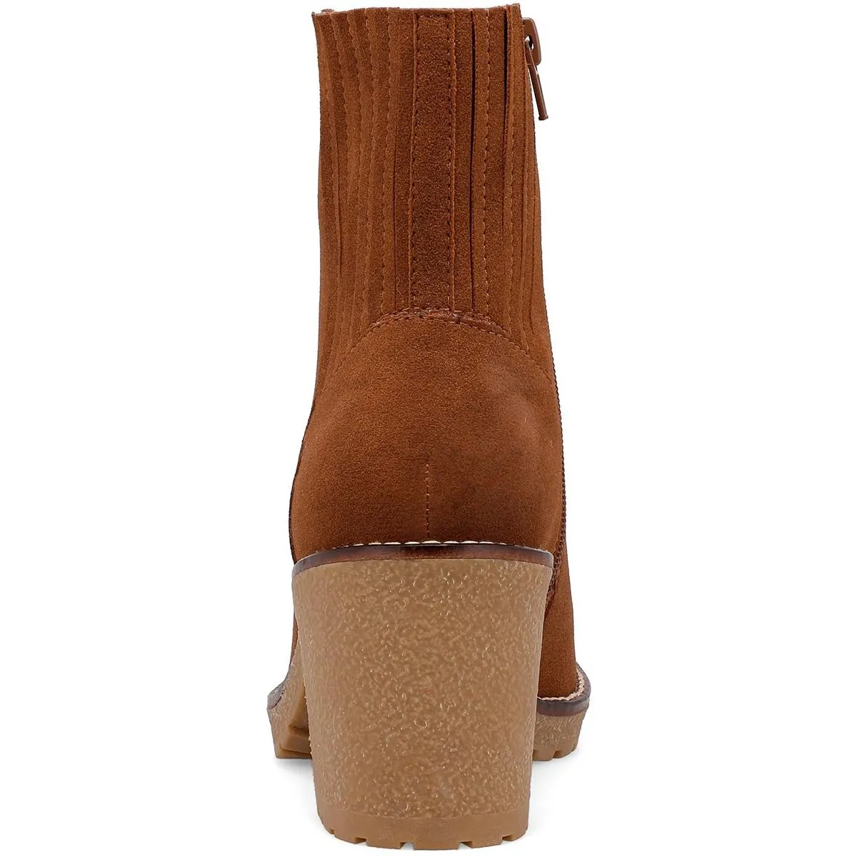 Harlow Womens Faux Suede Stretch Booties